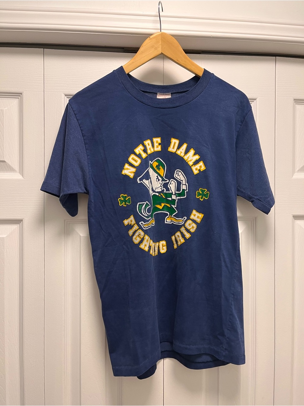 Vintage Notre Dame Fighting Irish Navy Graphic Tee